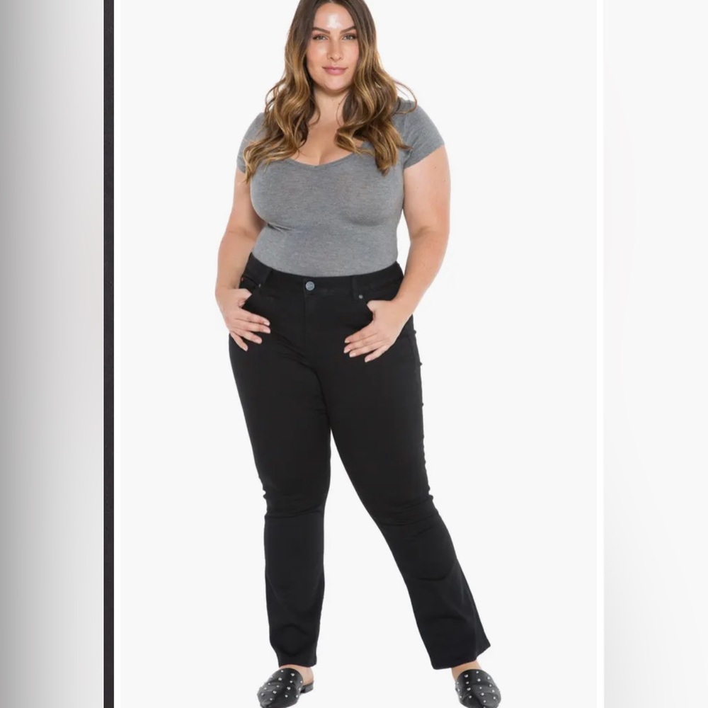 Slink Curvy black jeans, size 18